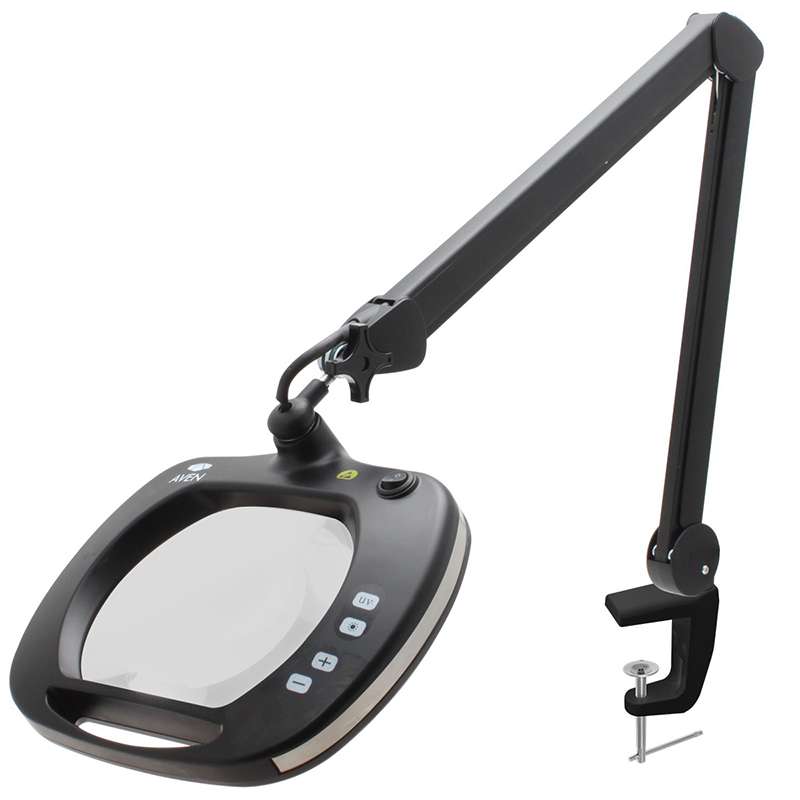 Magnifying Lamp Mighty Vue Pro ESD LED 5 Diopter with Color Temperature Adjustment with UV Light